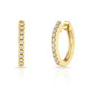 Maxi Positano Diamond Hoop Earrings