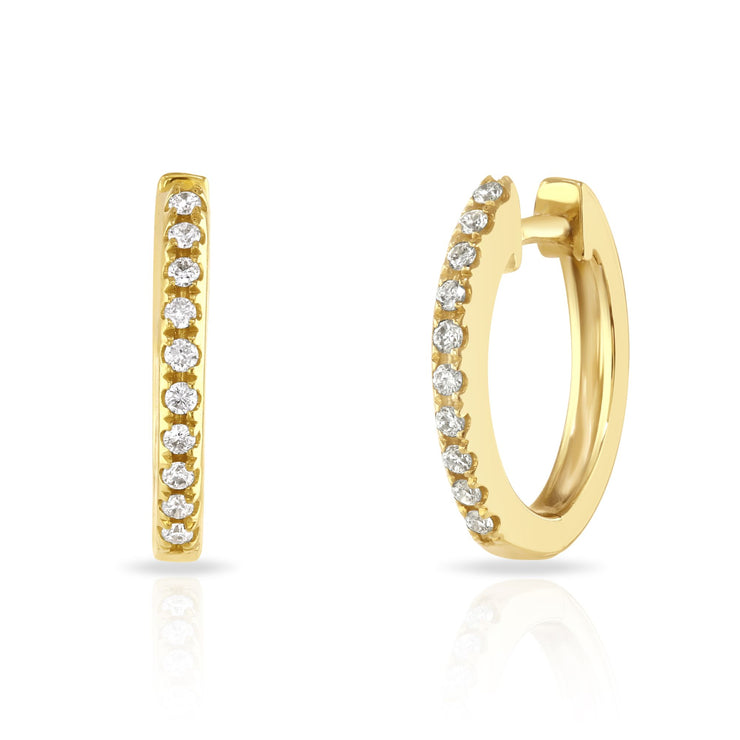 Maxi Positano Diamond Hoop Earrings