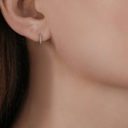 Mini Positano Diamond Hoop Earrings