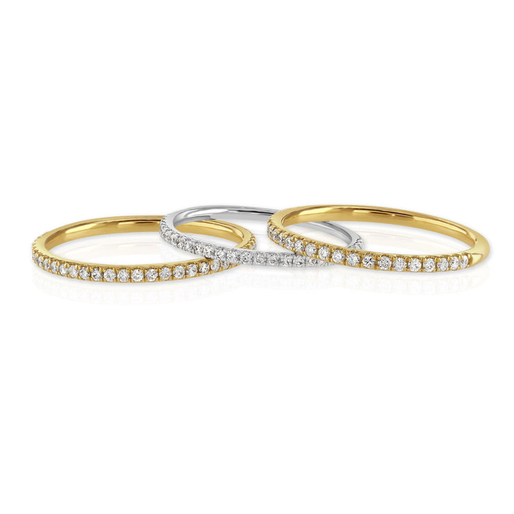 Capri 60 Diamond Stacker Ring