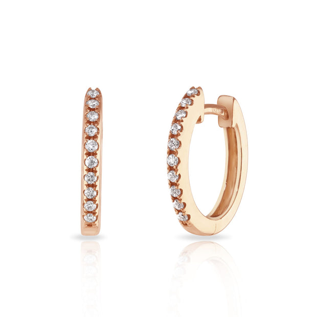 Maxi Positano Diamond Hoop Earrings