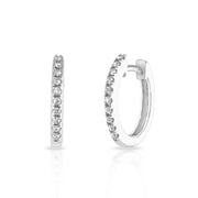 Maxi Positano Diamond Hoop Earrings