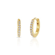 Midi Positano Diamond Hoop Earrings